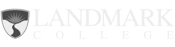 Landmark College White Logo