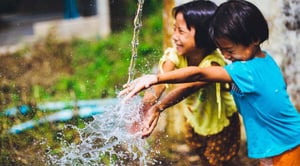 Girls With water