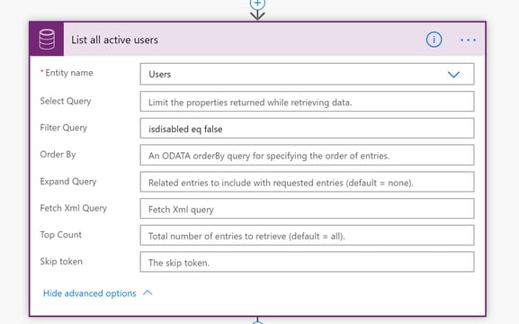List All Active Users