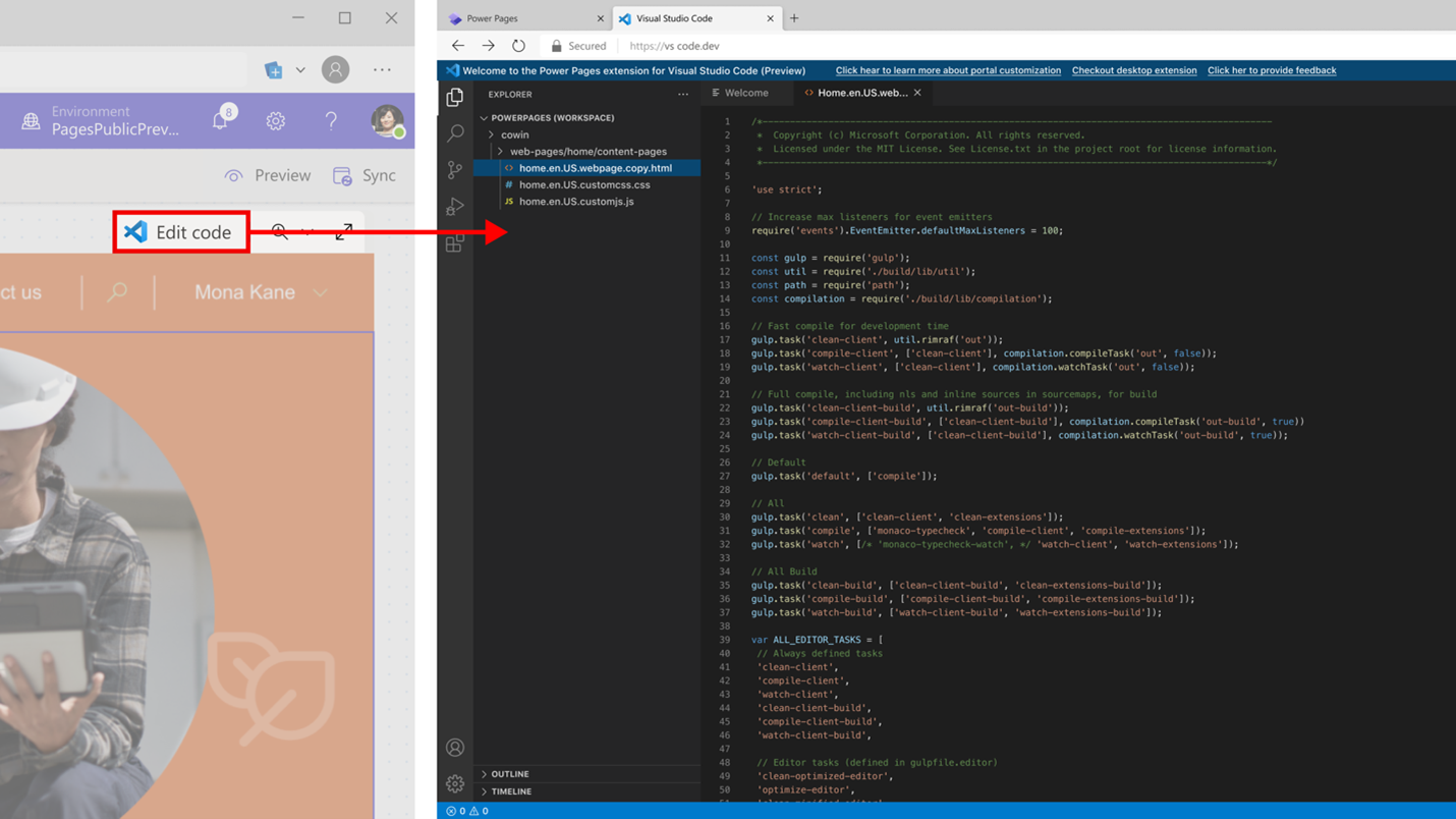 Power Pages VS Code