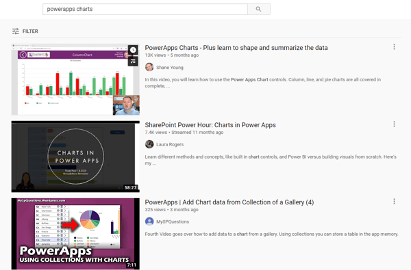 YouTube software tutorials