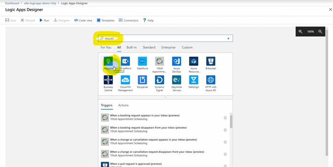 Screenshot web request