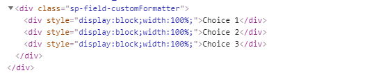 ChoicesHTML