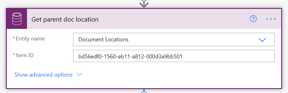 Get parent document location